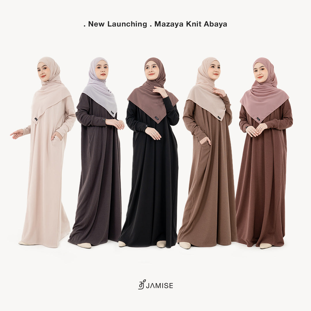 Mazaya Knit Abaya
