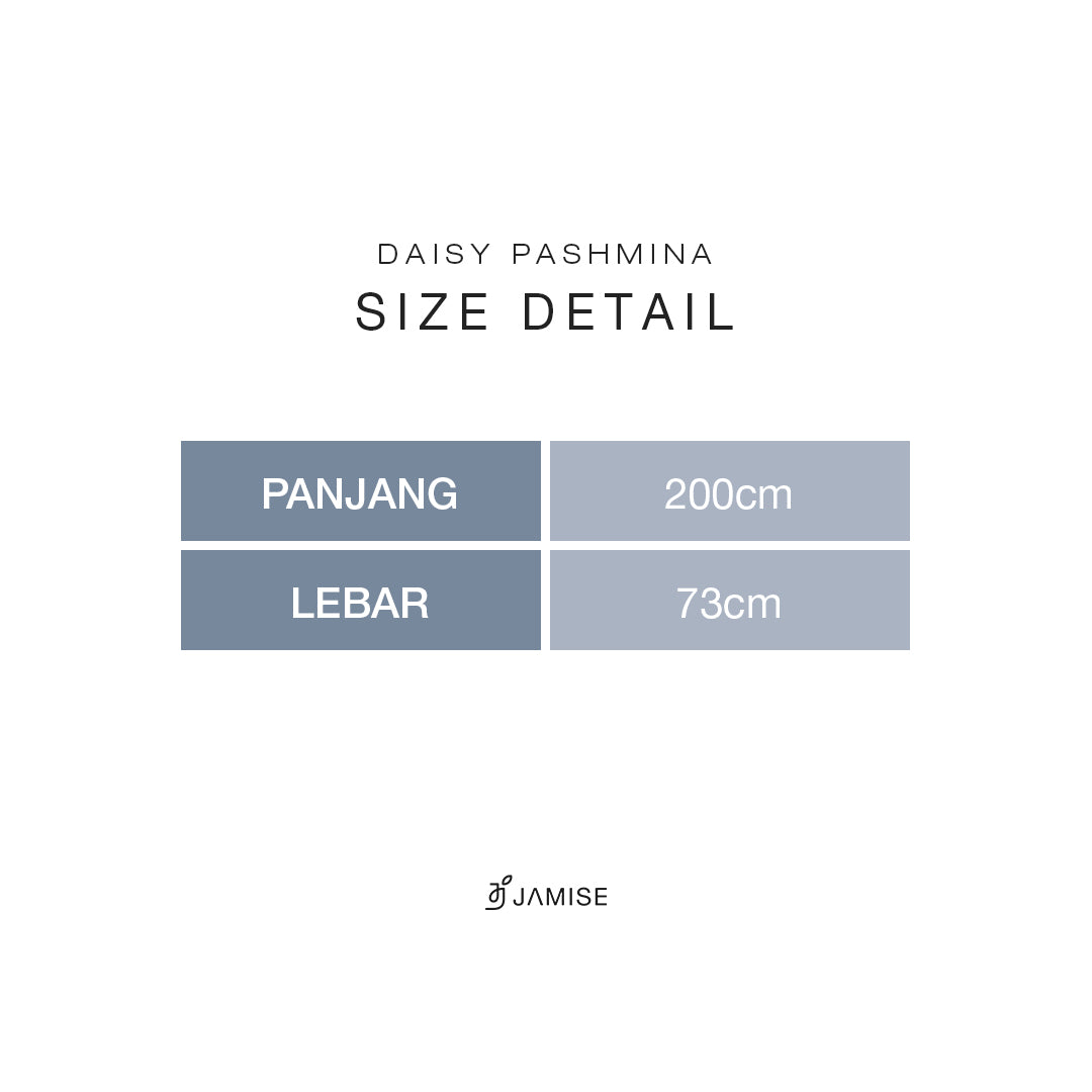Daisy Pashmina | Ceruty 200x73