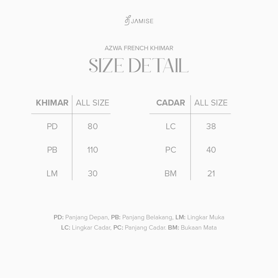 Azwa French Khimar