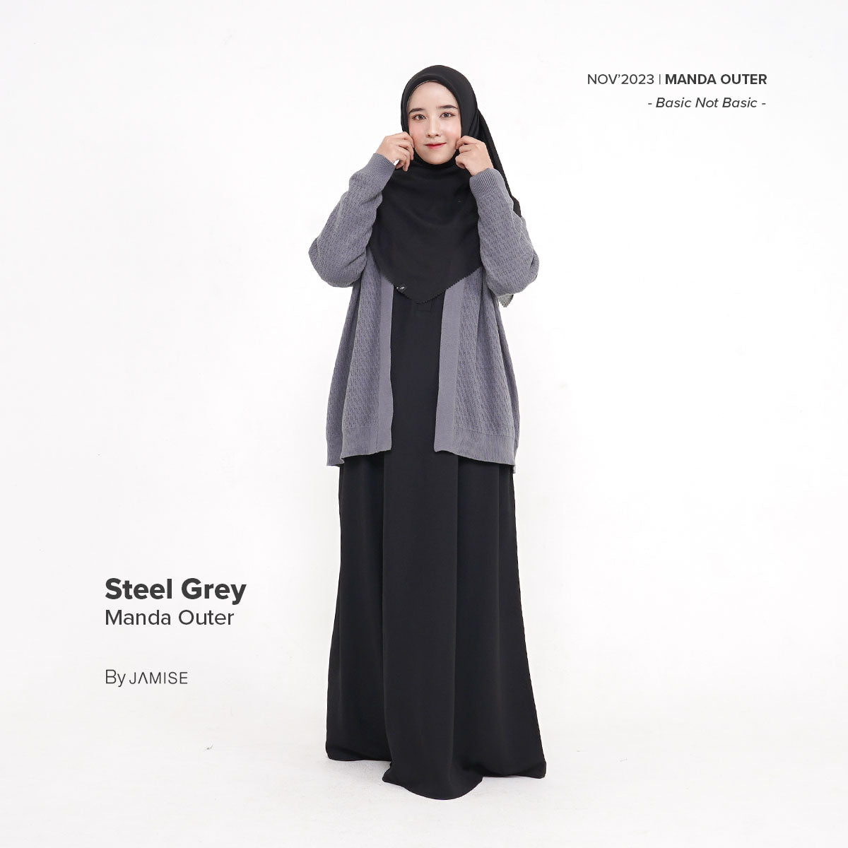 Manda Outer Knitt | Cardigan Rajut