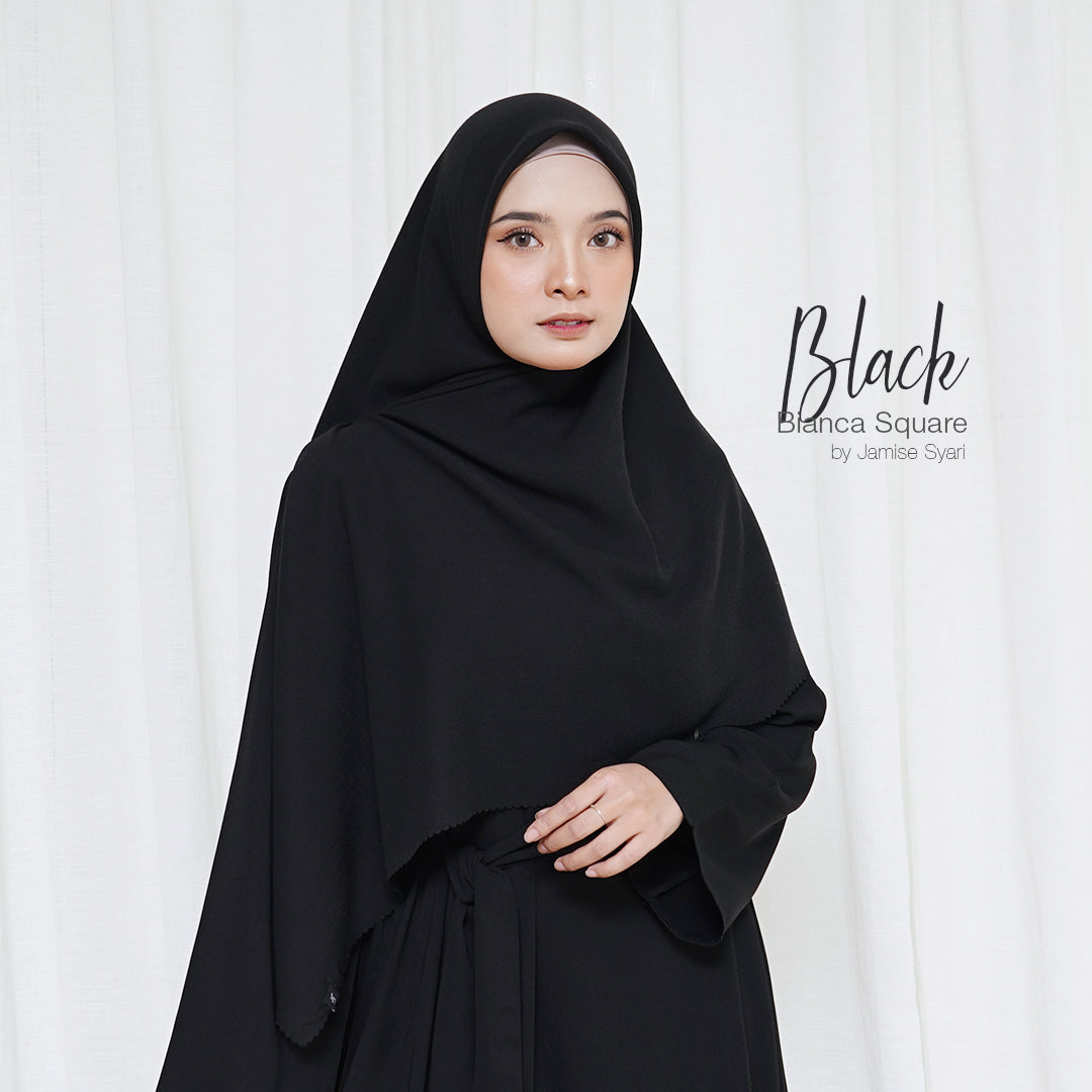 Bianca Square | Voal Khimar Lasercut