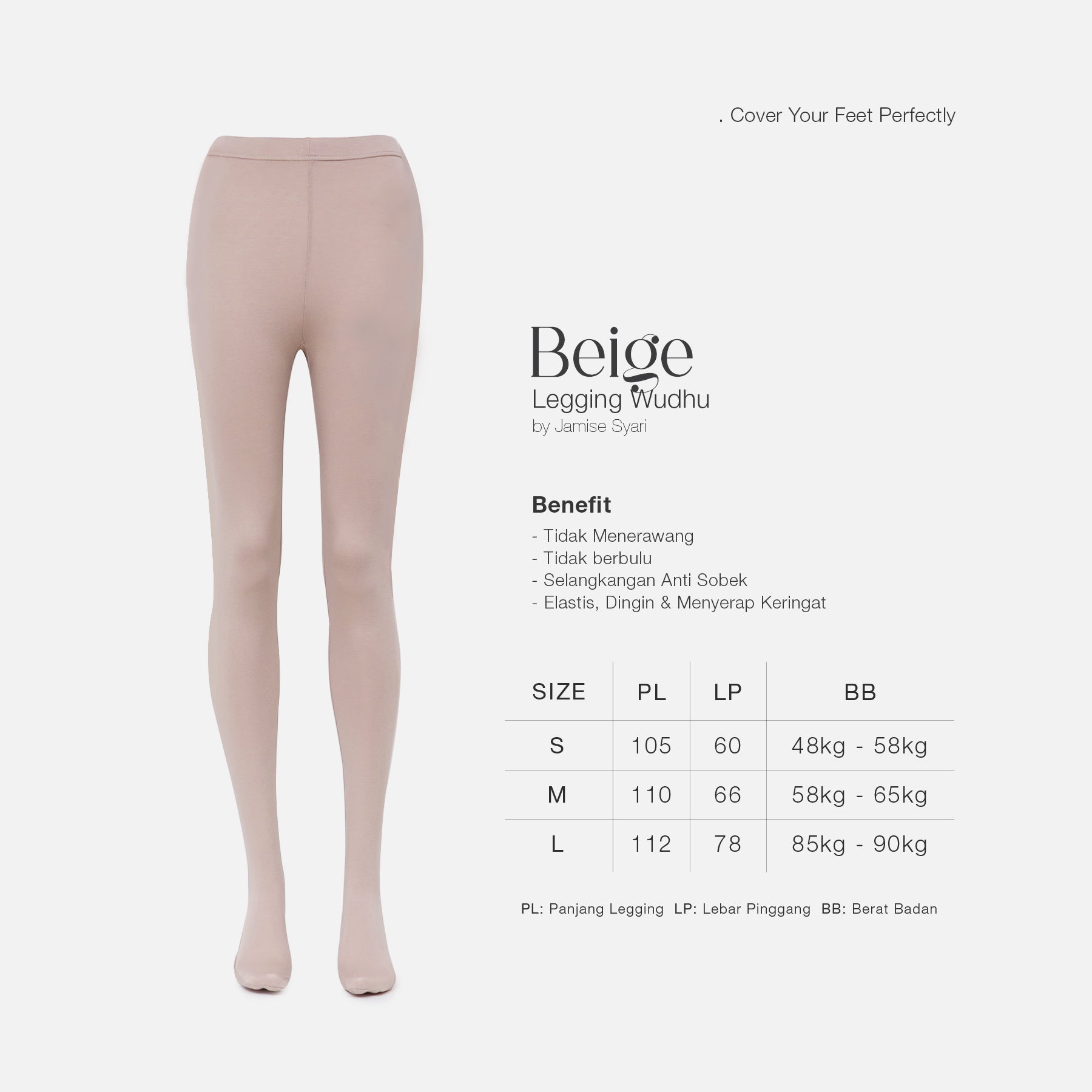 Legging Wudhu | Rayon Premium