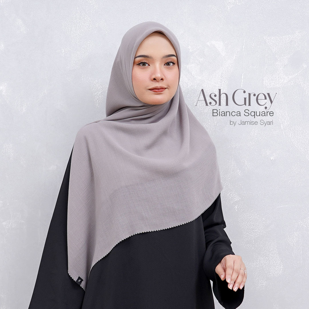 Bianca Square | Voal Khimar Lasercut