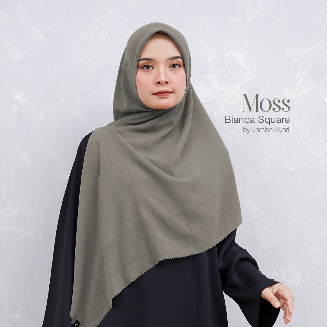 Bianca Square | Voal Khimar Lasercut