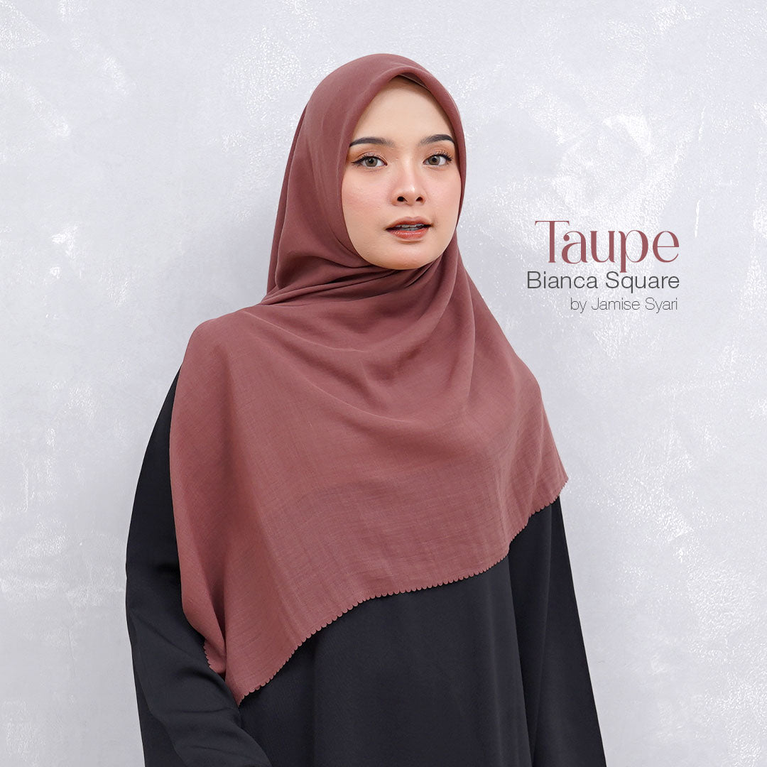 Bianca Square | Voal Khimar Lasercut