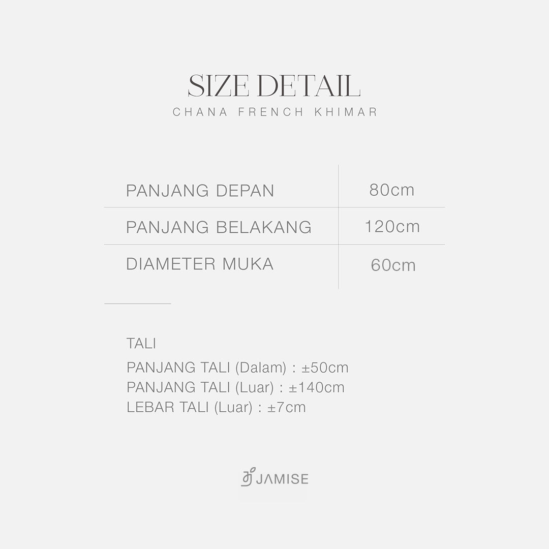 Chana French Khimar | Instant Crinkle