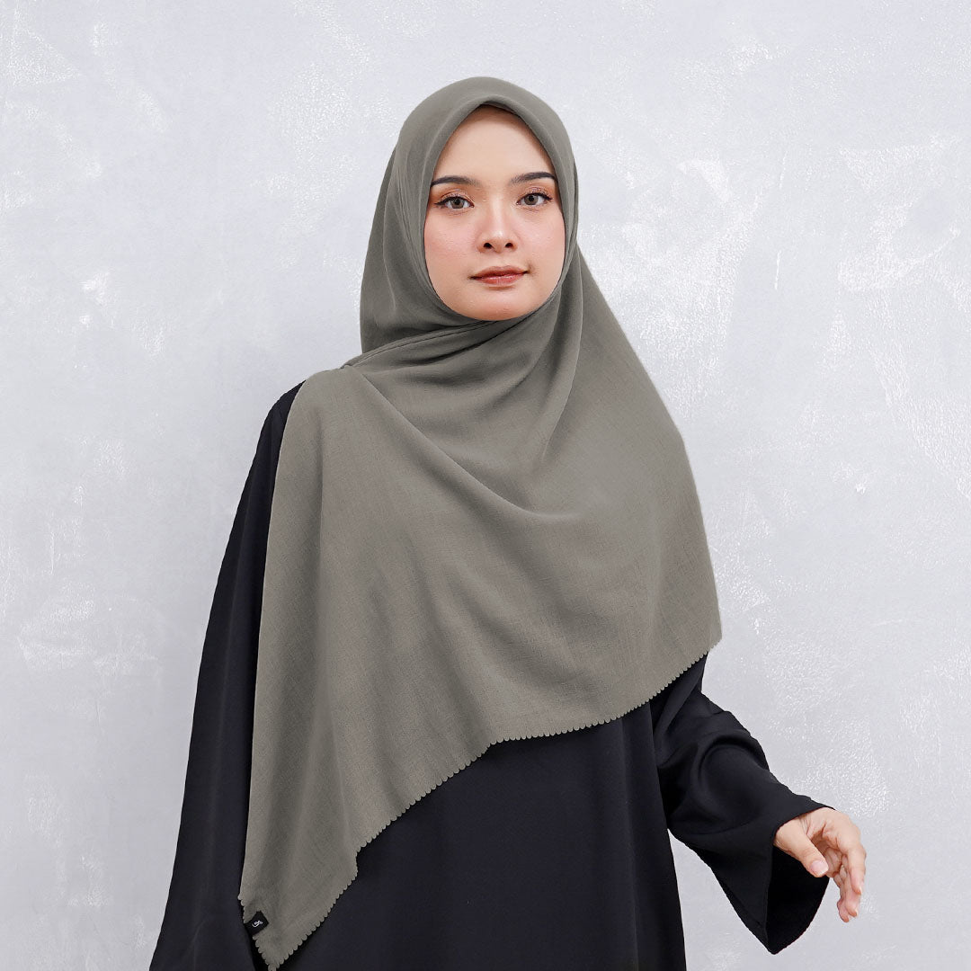 Bianca Square | Voal Khimar Lasercut