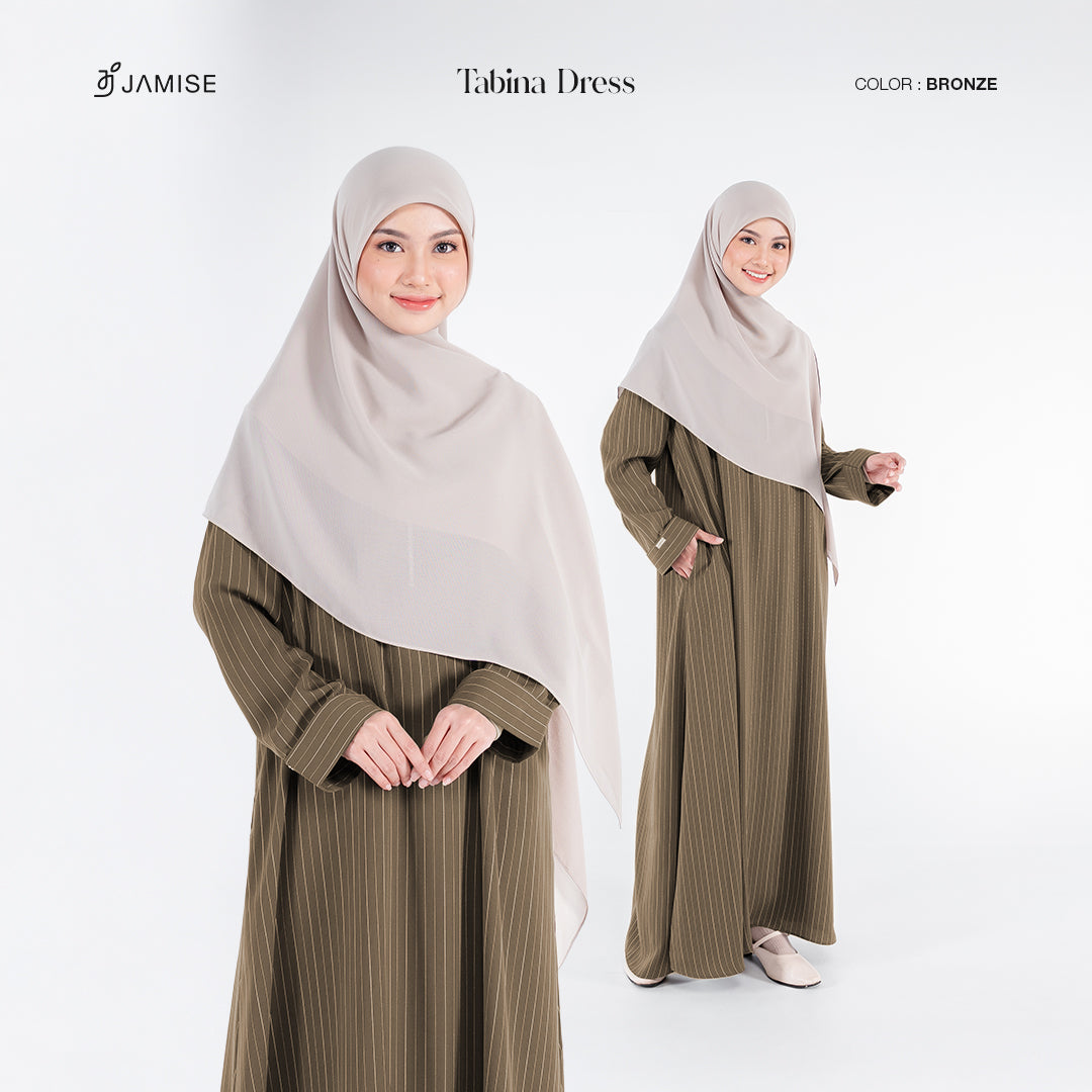 Tabina Abaya | Zipper Depan YKK