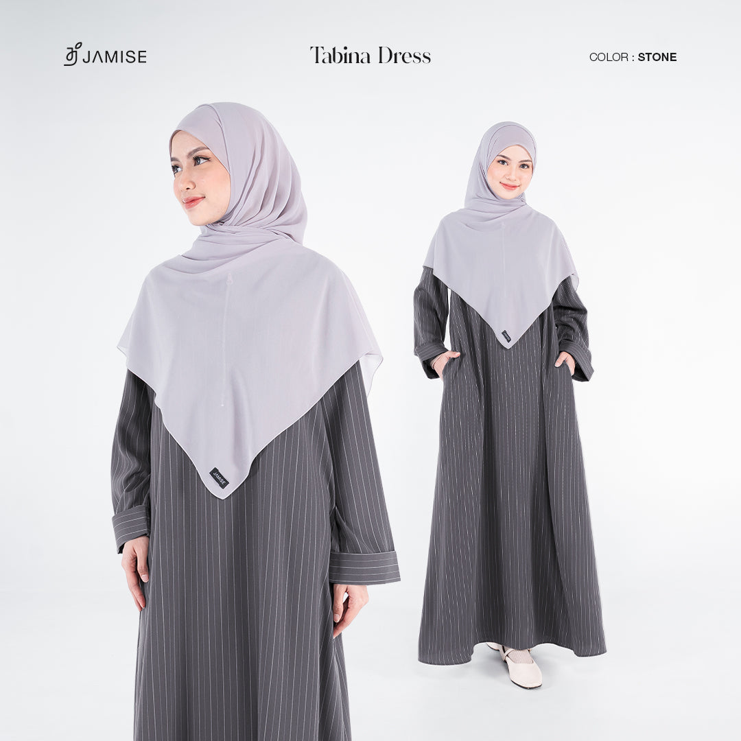 Tabina Abaya | Zipper Depan YKK