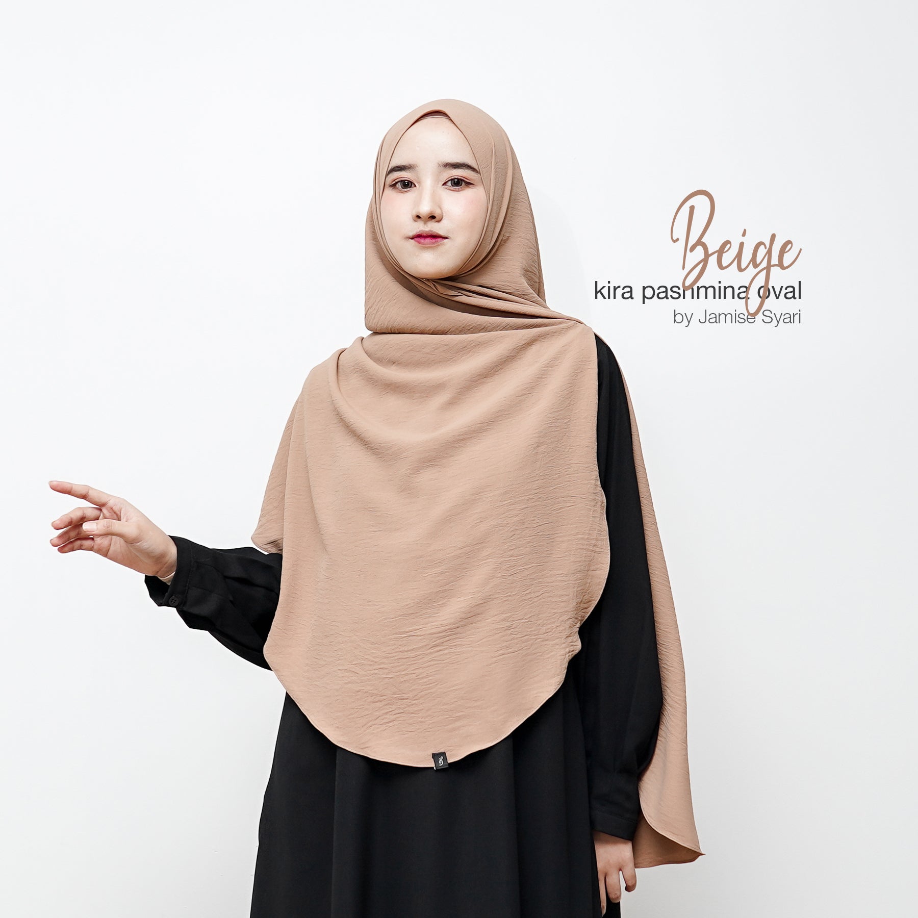 Kira Pashmina Oval | Crinkle Airflow