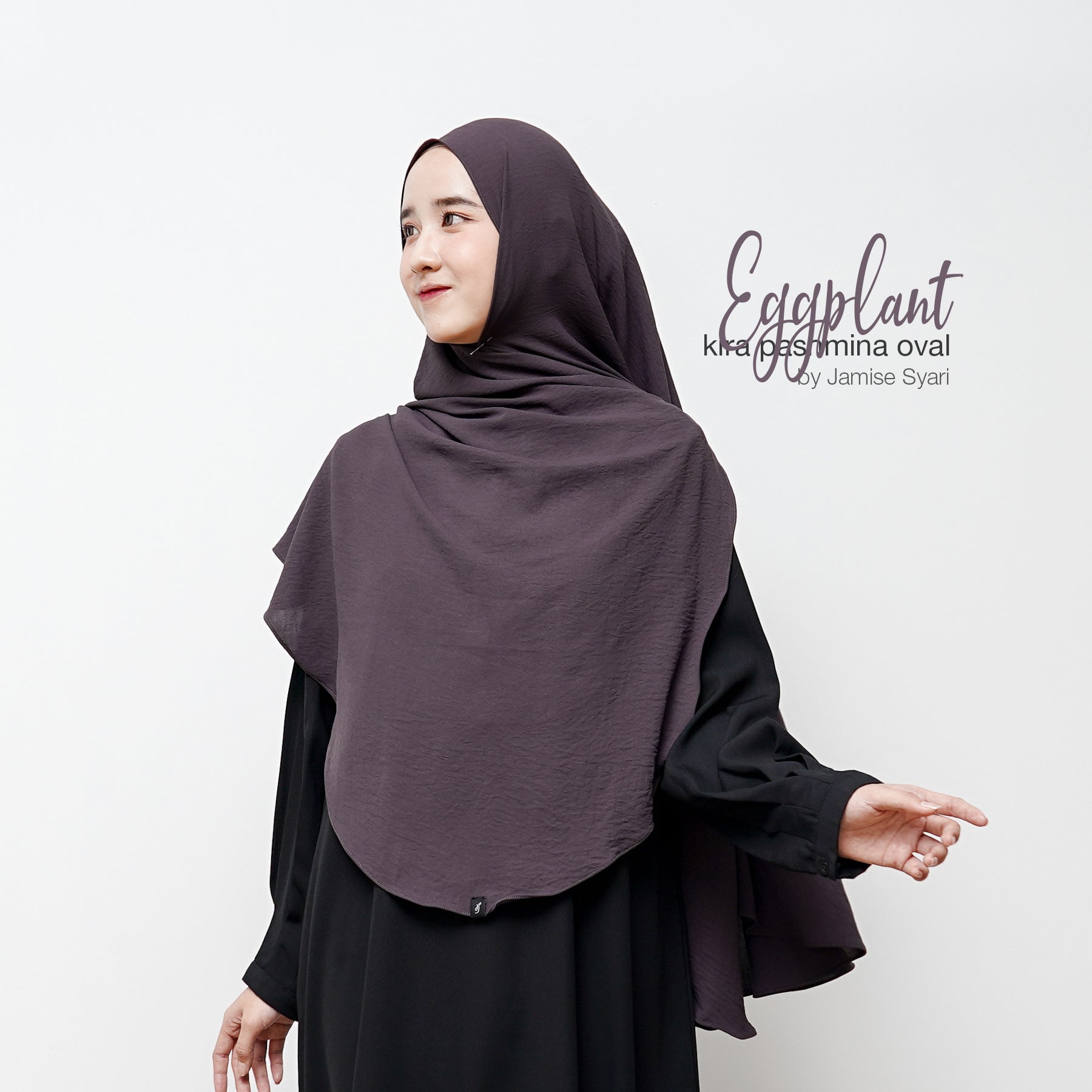 Kira Pashmina Oval | Crinkle Airflow