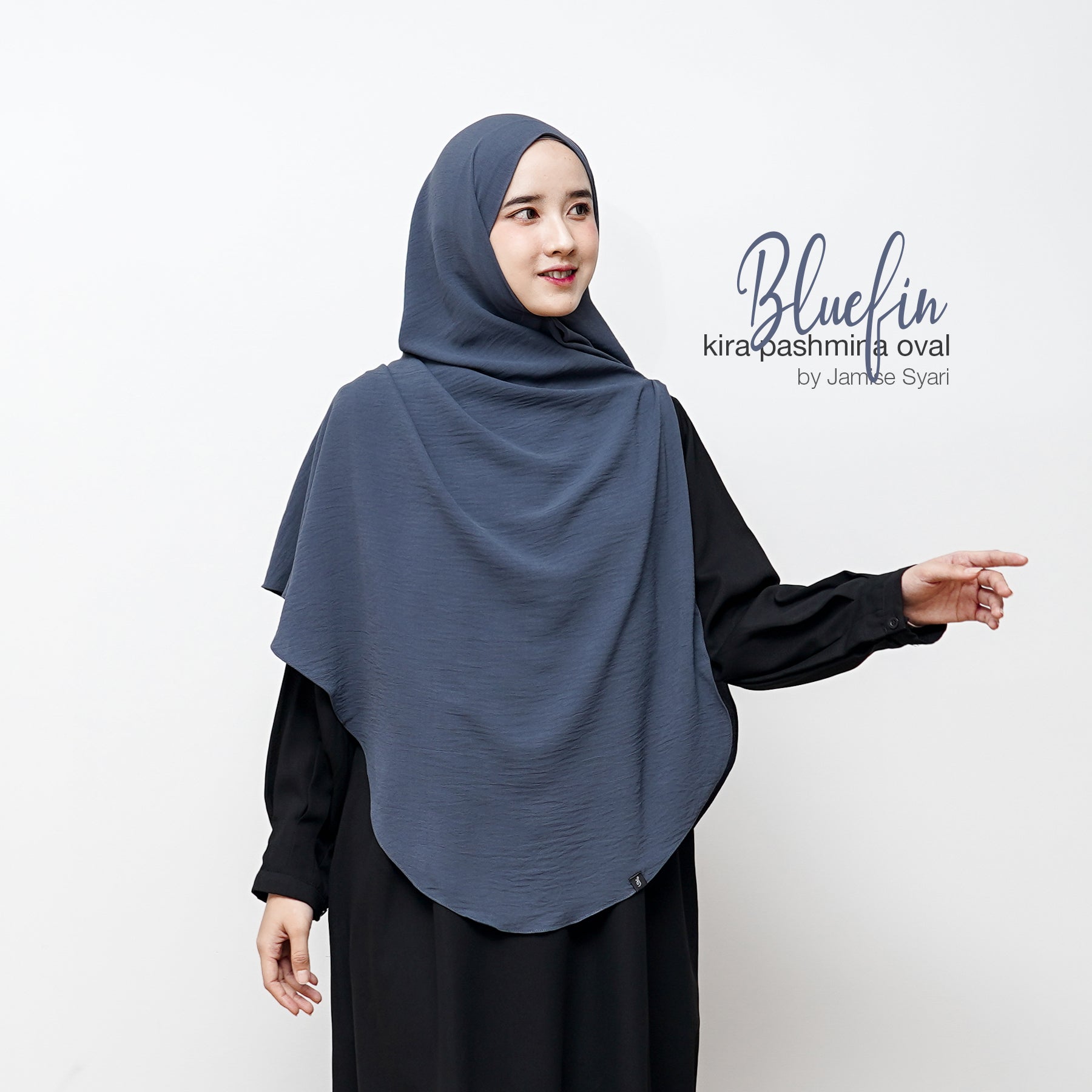 Kira Pashmina Oval | Crinkle Airflow