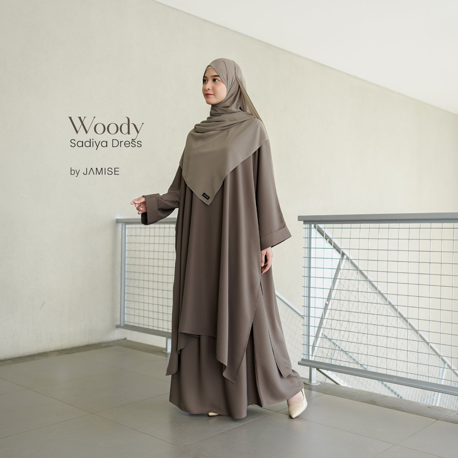 Sadiya Dress - Woody / L