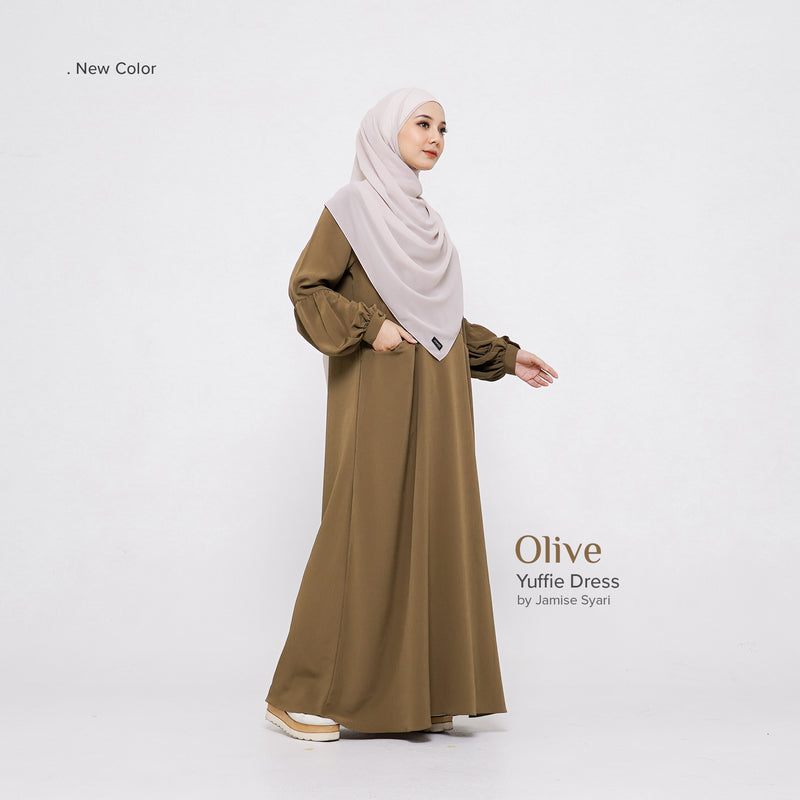 Yuffie Dress New Color | Gamis Crinkle Lux