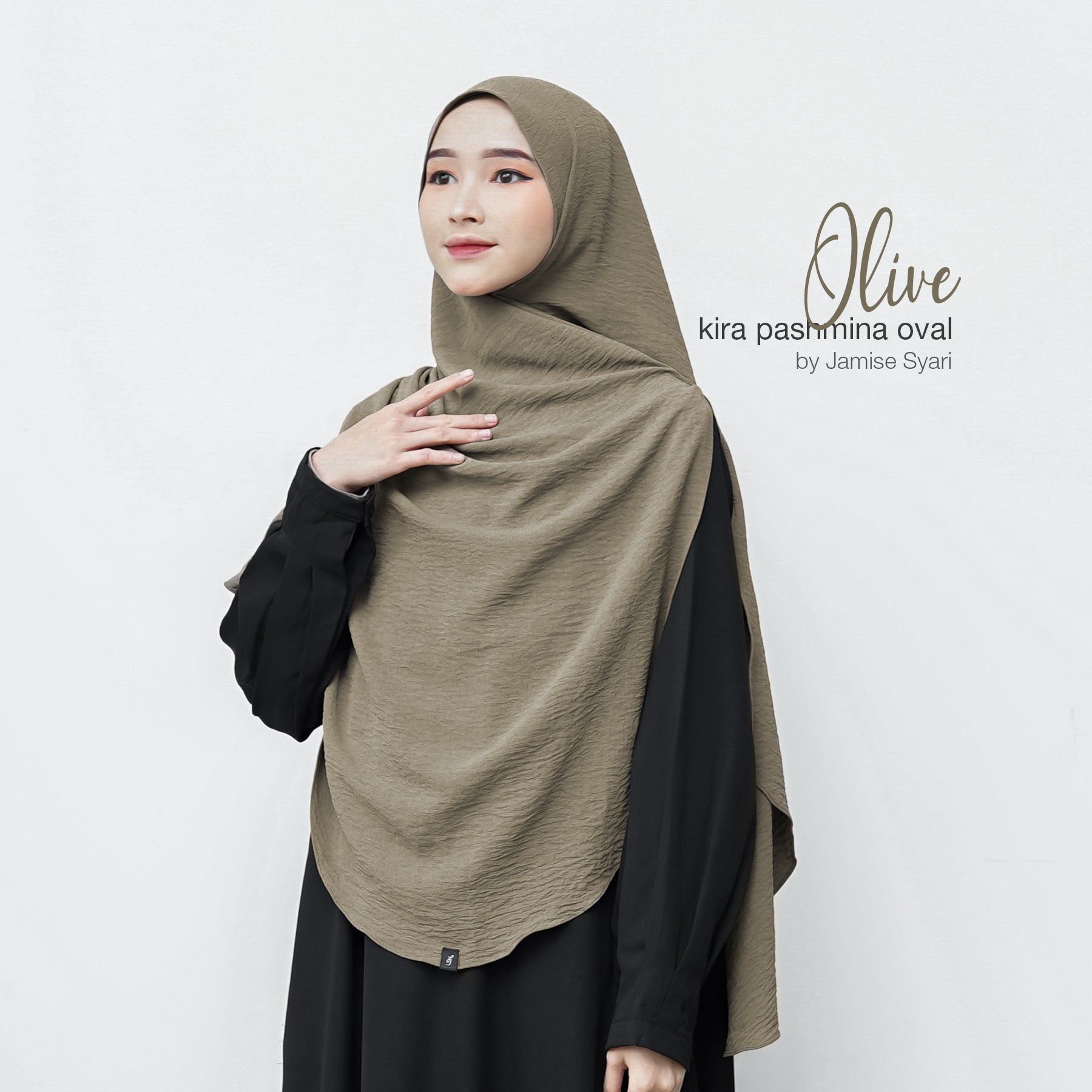 Kira Pashmina Oval | Crinkle Airflow