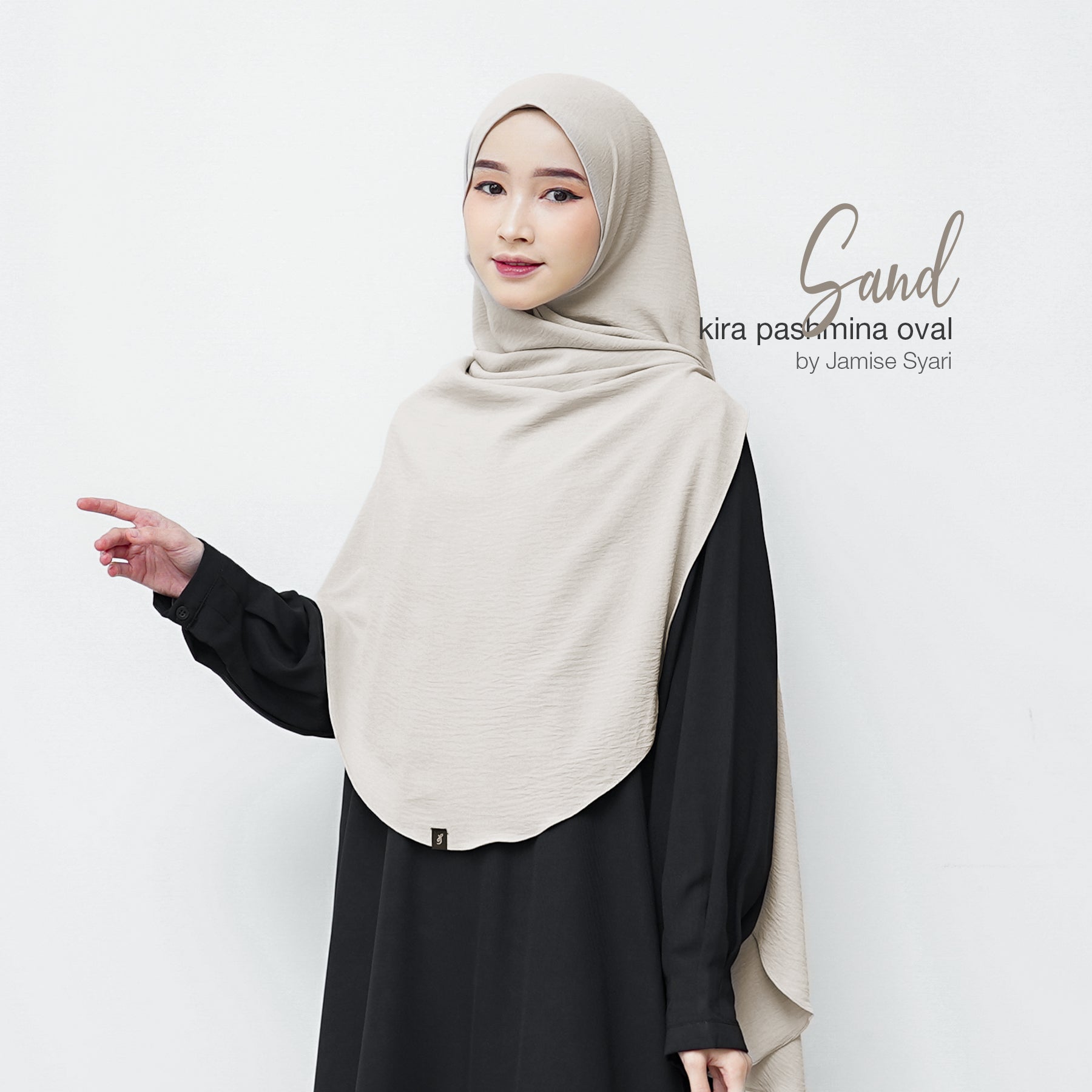 Kira Pashmina Oval | Crinkle Airflow