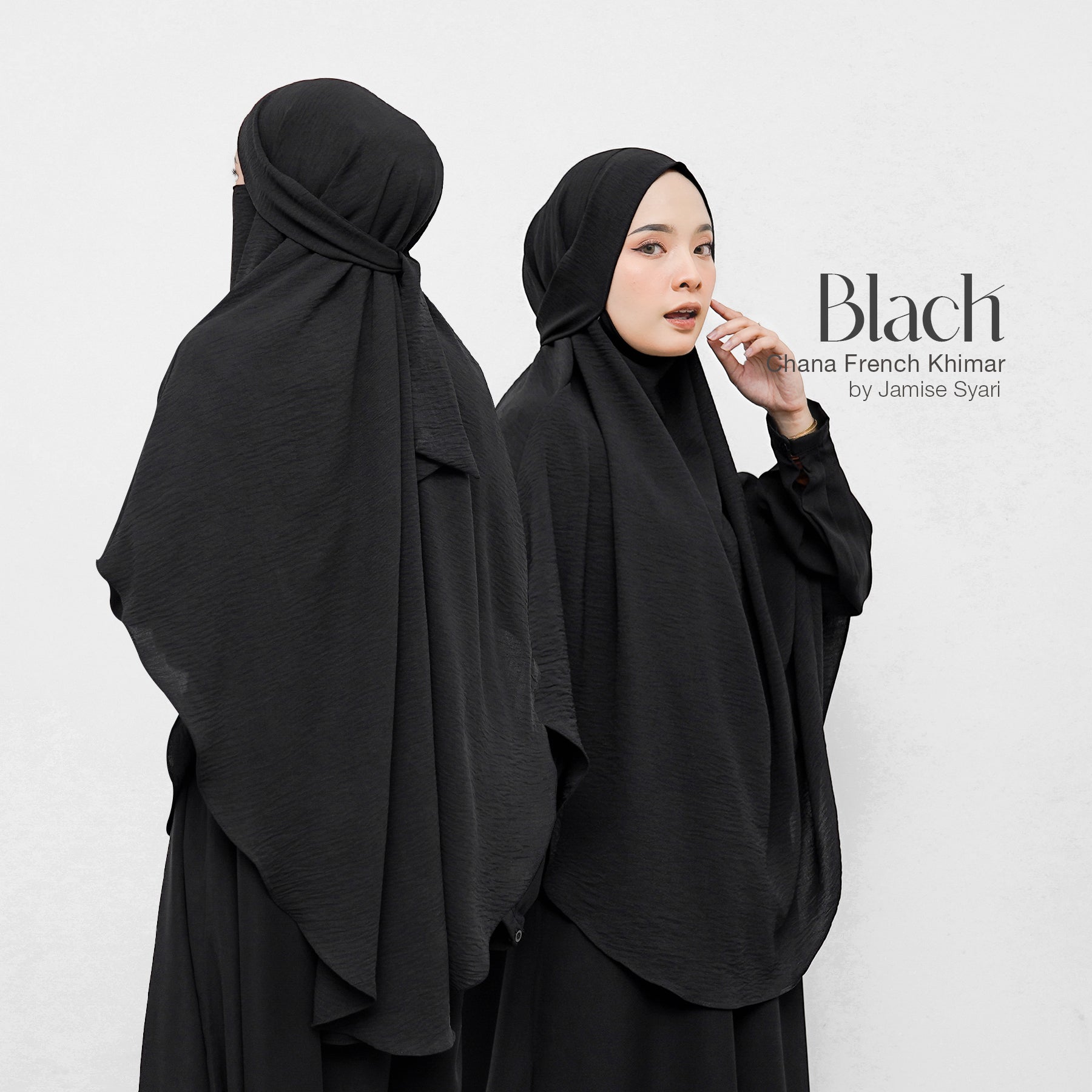 Chana French Khimar | Instant Crinkle