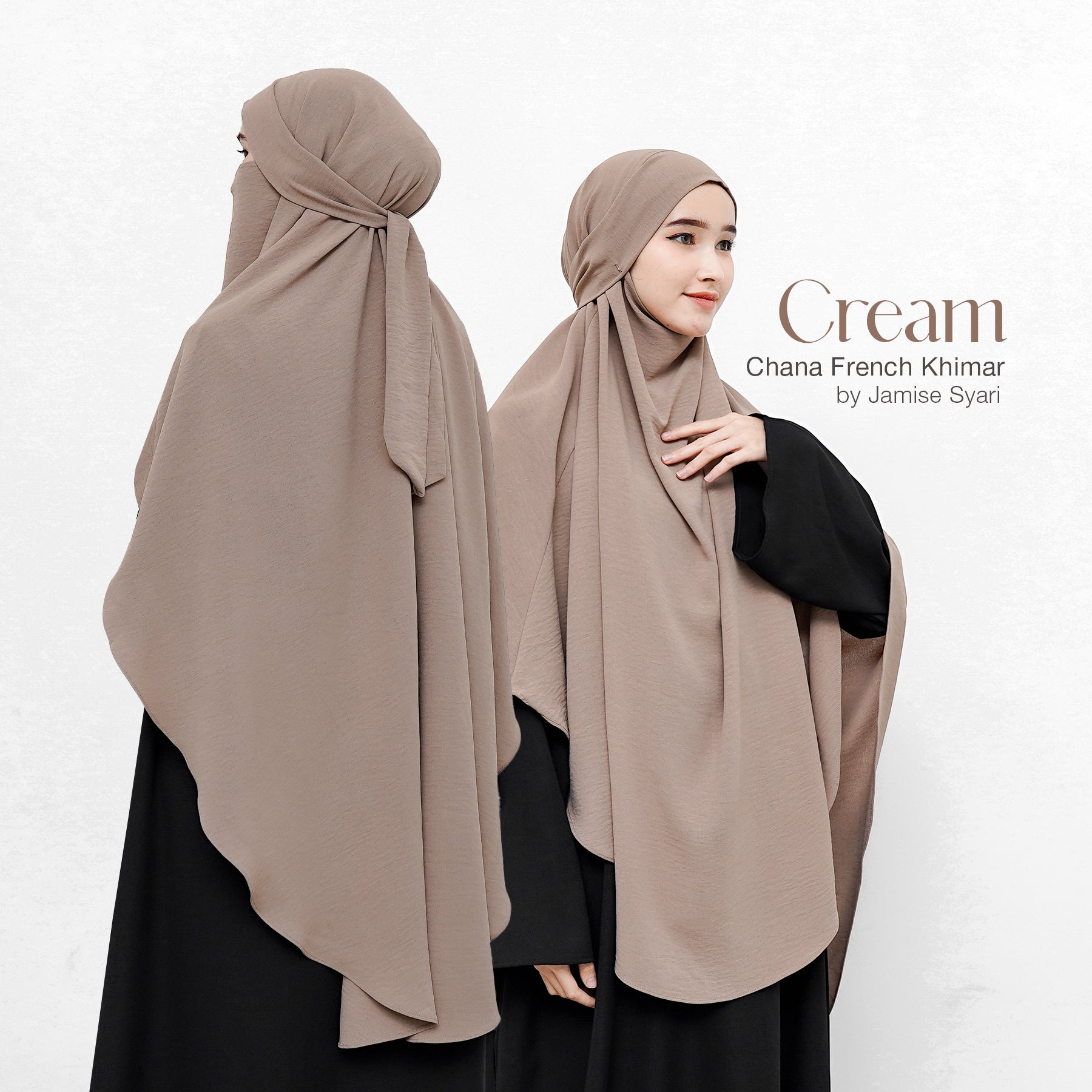 Chana French Khimar | Instant Crinkle